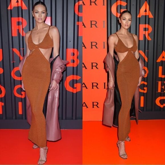 Cult Gaia Serita Dress in Amber L - Picture 4 of 13